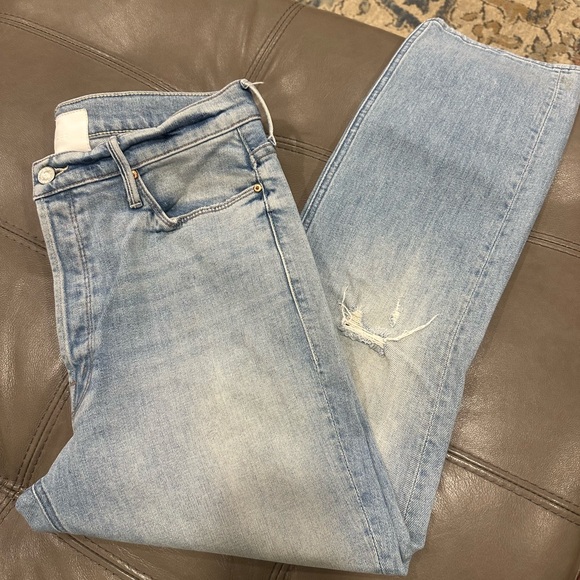 Mother Denim - The Dazzler Button Fly Ankle in Really Intoxicated, size 30 EUC - Picture 7 of 12